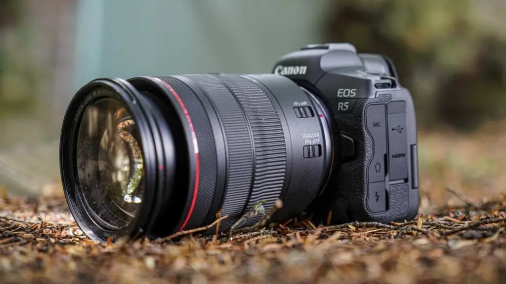 Canon EOS R5 - best cameras for filmmaking