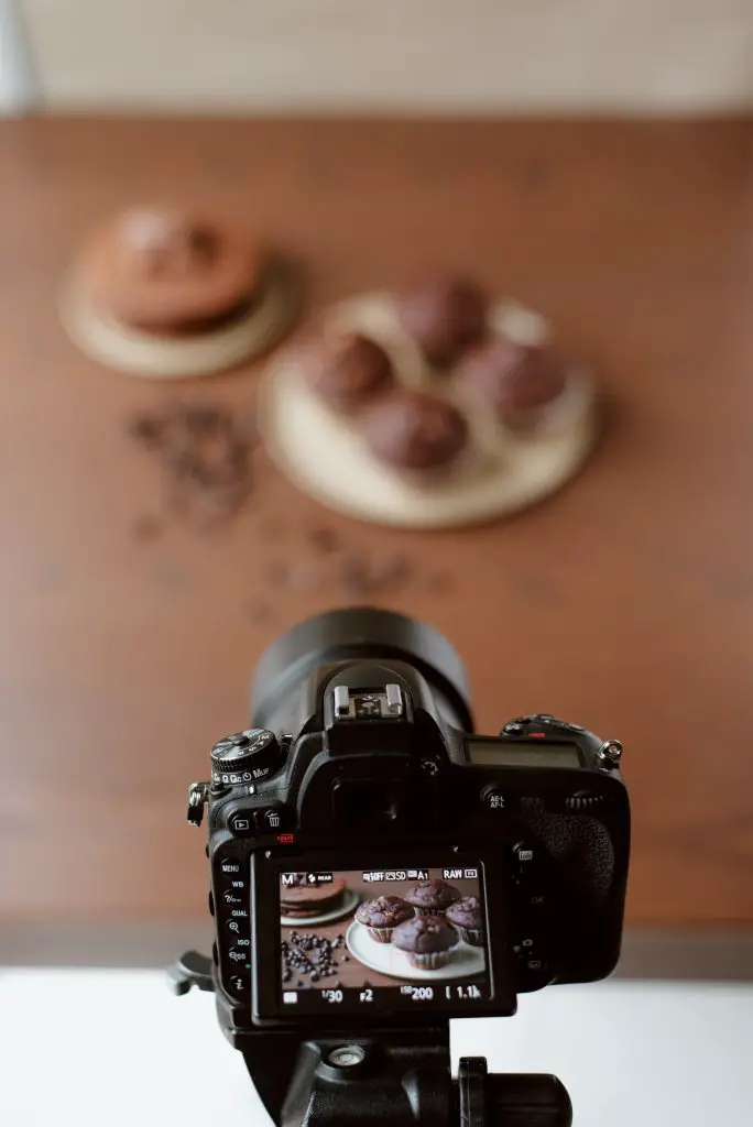Camera and food photography